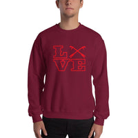 2 In 2 Out Apparel Maroon / S "LOVE KNOT" Sweatshirt