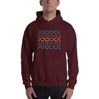 2 In 2 Out Apparel Maroon / S "UGLY SWEATER" Hooded Sweatshirt