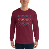 2 In 2 Out Apparel Maroon / S "UGLY SWEATER" Long Sleeve T-Shirt