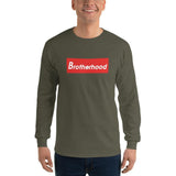 2 In 2 Out Apparel Military Green / S "BROTHERHOOD" Long Sleeve T-Shirt
