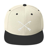 2 In 2 Out Apparel Natural/ Black "Logo" Snapback Hat