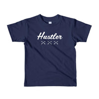 2 In 2 Out Apparel Navy / 2yrs "HUSTLER XXX" Short sleeve kids t-shirt
