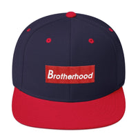 2 In 2 Out Apparel Navy/ Red "BROTHERHOOD" Snapback Hat
