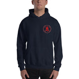 2 In 2 Out Apparel Navy / S "BRAVERY" Hooded Sweatshirt