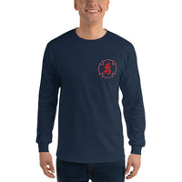 2 In 2 Out Apparel Navy / S "BRAVERY" Long Sleeve T-Shirt