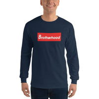 2 In 2 Out Apparel Navy / S "BROTHERHOOD" Long Sleeve T-Shirt