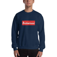 2 In 2 Out Apparel Navy / S "BROTHERHOOD" Sweatshirt