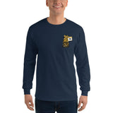 2 In 2 Out Apparel Navy / S "CHINESE 72" Long Sleeve T-Shirt
