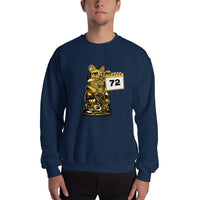 2 In 2 Out Apparel Navy / S "CHINESE 72" Sweatshirt