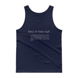 2 In 2 Out Apparel Navy / S "DEFINITION" Tank top