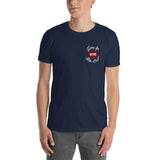 2 In 2 Out Apparel Navy / S "HI HATER" Short-Sleeve Unisex T-Shirt