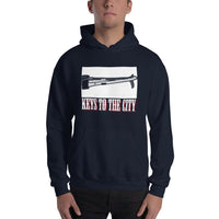 2 In 2 Out Apparel Navy / S "KEYS TO THE CITY" Hooded Sweatshirt