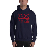 2 In 2 Out Apparel Navy / S "LOVE KNOT" Hooded Sweatshirt