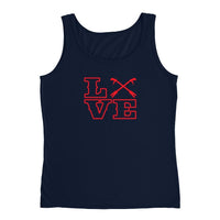 2 In 2 Out Apparel Navy / S "Love Knot" Ladies' Tank