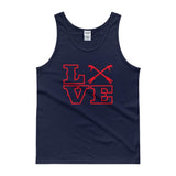 2 In 2 Out Apparel Navy / S "Love Knot" Tank top