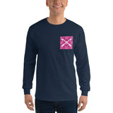 2 In 2 Out Apparel Navy / S "PURP LOGO" Long Sleeve T-Shirt