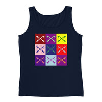 2 In 2 Out Apparel Navy / S "Warhol" Ladies' Tank