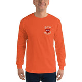 2 In 2 Out Apparel Orange / S "HI-HATER" Long Sleeve T-Shirt