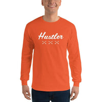 2 In 2 Out Apparel Orange / S "HUSTLER XXX" Long Sleeve T-Shirt