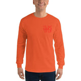 2 In 2 Out Apparel Orange / S "LOVE KNOT" Long Sleeve T-Shirt