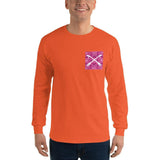 2 In 2 Out Apparel Orange / S "PURP LOGO" Long Sleeve T-Shirt