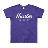 2 In 2 Out Apparel Purple / 8yrs "HUSTLER XXX" Youth Short Sleeve T-Shirt