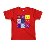 2 In 2 Out Apparel Red / 2yrs "Warhol" Short sleeve kids t-shirt