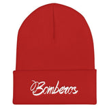 2 In 2 Out Apparel Red "BOMBEROS" Cuffed Beanie