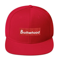 2 In 2 Out Apparel Red "BROTHERHOOD" Snapback Hat
