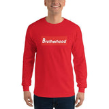 2 In 2 Out Apparel Red / S "BROTHERHOOD" Long Sleeve T-Shirt