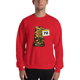 2 In 2 Out Apparel Red / S "CHINESE 72" Sweatshirt