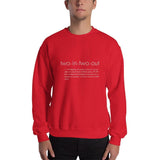 2 In 2 Out Apparel Red / S "DEFINITION" Sweatshirt