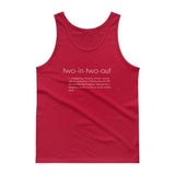 2 In 2 Out Apparel Red / S "DEFINITION" Tank top