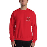 2 In 2 Out Apparel Red / S "HI-HATER" Sweatshirt