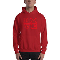 2 In 2 Out Apparel Red / S "LOVE KNOT" Hooded Sweatshirt
