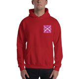 2 In 2 Out Apparel Red / S "PURP LOGO" Hooded Sweatshirt