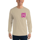2 In 2 Out Apparel Sand / S "PURP LOGO" Long Sleeve T-Shirt