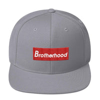 2 In 2 Out Apparel Silver "BROTHERHOOD" Snapback Hat