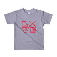 2 In 2 Out Apparel Slate / 2yrs "Love Knot" Short sleeve kids t-shirt