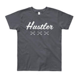 2 In 2 Out Apparel Slate / 8yrs "HUSTLER XXX" Youth Short Sleeve T-Shirt