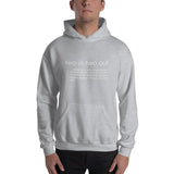 2 In 2 Out Apparel Sport Grey / S "DEFINITION" Hooded Sweatshirt