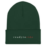 2 In 2 Out Apparel Spruce "READY TO RIDE" Cuffed Beanie