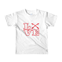 2 In 2 Out Apparel White / 2yrs "Love Knot" Short sleeve kids t-shirt