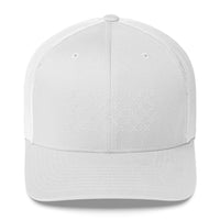 2 In 2 Out Apparel White "DOUBLE HALLIGAN" Trucker Cap