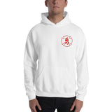 2 In 2 Out Apparel White / S "BRAVERY" Hooded Sweatshirt