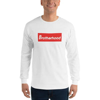 2 In 2 Out Apparel White / S "BROTHERHOOD" Long Sleeve T-Shirt