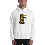 2 In 2 Out Apparel White / S "CHINESE 72" Hooded Sweatshirt