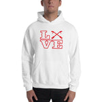 2 In 2 Out Apparel White / S "LOVE KNOT" Hooded Sweatshirt