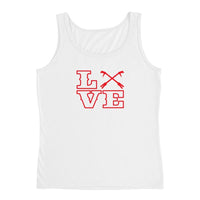 2 In 2 Out Apparel White / S "Love Knot" Ladies' Tank
