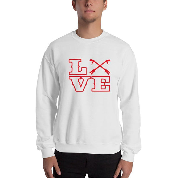 2 In 2 Out Apparel White / S "LOVE KNOT" Sweatshirt